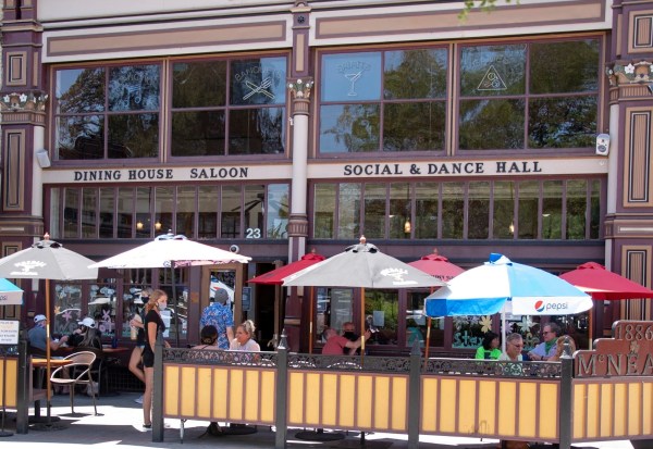 patio outside McNear's restaurant